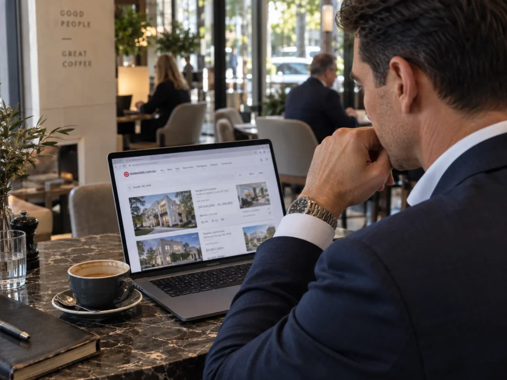 High income professional reviewing property investment and lending strategies to grow a portfolio